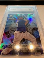 PETE PETER ALONSO METS 2018 PLATINUM PRISMATIC PRODIGIES RC # PP25 GRADED 10