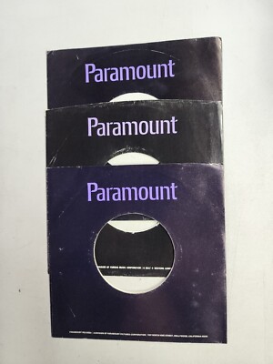45 RPM 7'' RECORD SLEEVES CO. SLEEVE 3 PACK SEE PHOTOS - Paramount (SLV129)