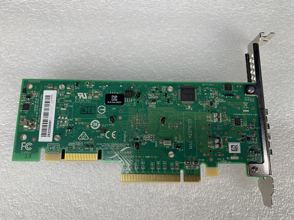 Solarflare XtremeScale X2522 25G Dual Port 10/25GbE PCI-E Server Adapter - Image 2 of 4