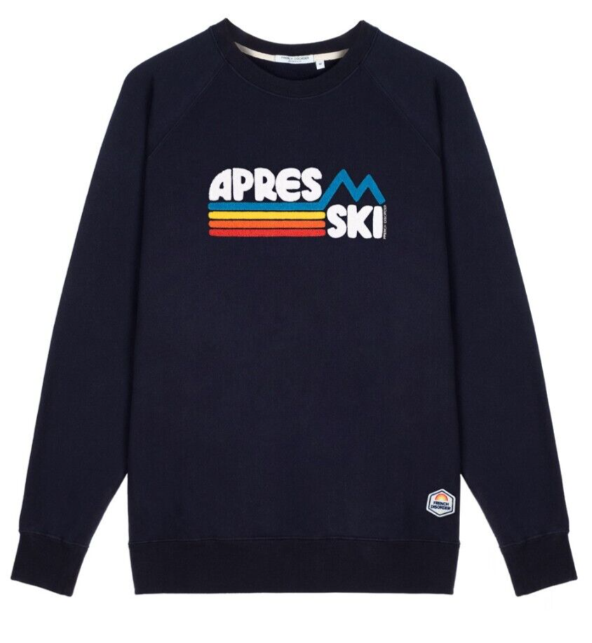 French Disorder APRES SKI Clyde Sweatshirt Size S Brushed Cotton