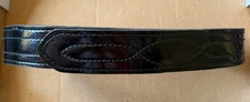 Safariland 94 Police Duty Belt Buckleless 2.25", High Gloss Black - Size 38
