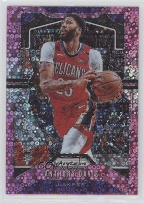 2019-20 Panini Prizm Fast Break Pink Prizm 2/50 Anthony Davis #222 8tj