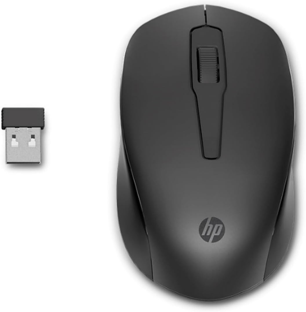 HP 150 Wireless Mouse 1600 DPI Optical Mouse Sensor 2.4GHz Wireless USB Receiver