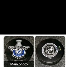 2019 STANLEY CUP PLAYOFFS TAMPA BAY LIGHTNING NHL LICENSED OFFICIAL HOCKEY PUCK