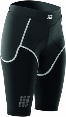 CEP Women's Compression Tri Short,III, 20-24-Inch,Black