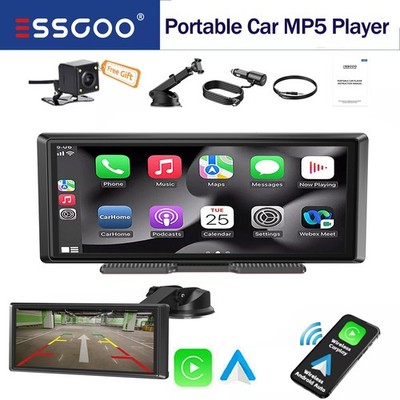 8.1'' Zoll Tragbarer Apple CarPlay und Android Auto Wireless Display Autoradio FM