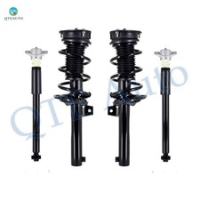 Set Front Quick Complete Strut-Rear Complete Shock To 2015-2017 Audi A3 Quattro