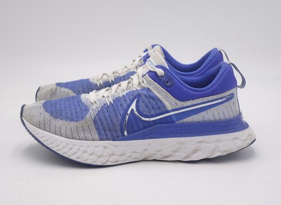 Size 9.5 - Nike React Infinity Run Flyknit 2 White Hyper Royal