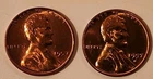 1957 P D Lincoln Wheat Cent Uncirculated Penny US Coin Lot Of 2