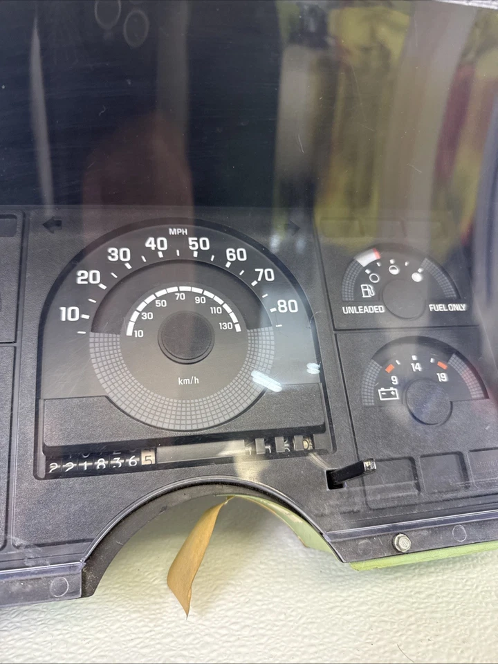 Cuadro de instrumentos 88-91 Chevy GMC Truck C/K 1500 C2500 C3500 OEM 16124865 221K Foto 4 de 4