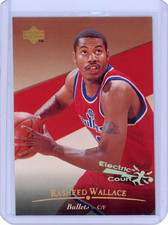 1995-96 Upper Deck Electric Court Gold #134 Rasheed Wallace Rookie RC
