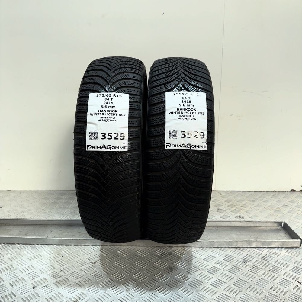 Gomme Usate 175 65 R15 84T Hankook Winter I*Cept RS2 80% Invernali