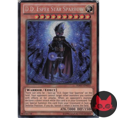 Yugioh D.D. Esper Star Sparrow HA07-EN031 Secret Rare MP