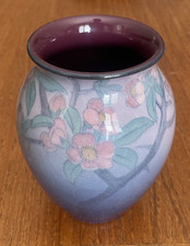 ~1925 KATRO SHIRAYAMADANI SIG. ROOKWOOD ART & CRAFTS POTTERY VASE #363~