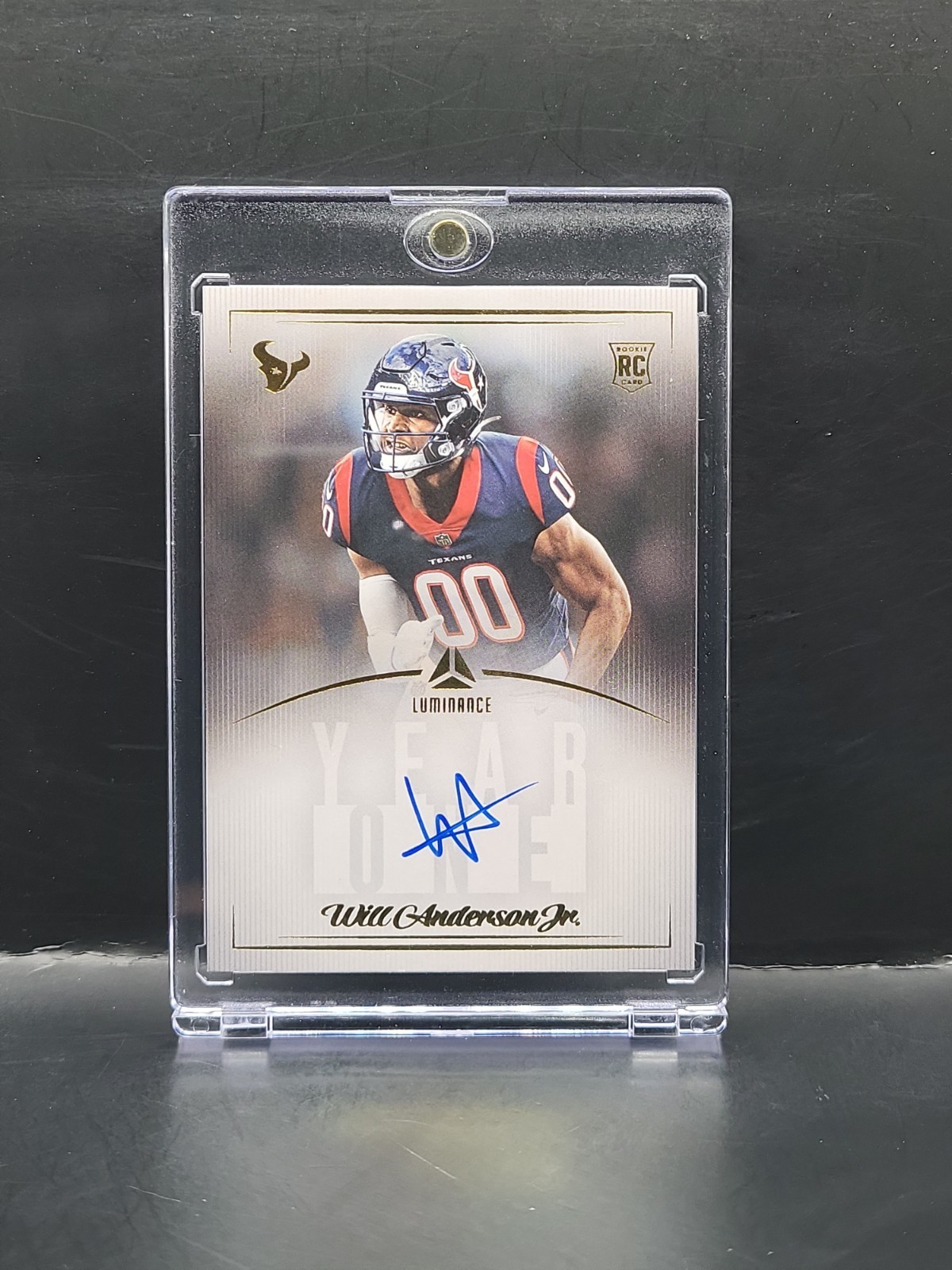 2023 Panini Luminance Will Anderson Jr. RC #10 Year One Blue On Card Auto #Y1WAJ