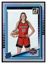 2025 Donruss WNBA Lucy Olsen 2 card Rookie lot Foil & Base Washington Mystics