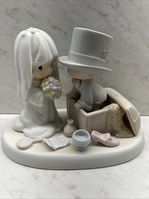 Precious Moments Heaven Bless Your Togetherness  Wedding Figurine 1987 No Box