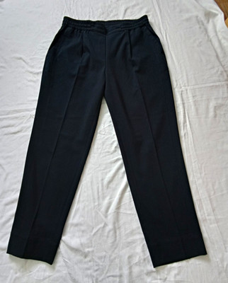 OPUS MELOSA TRACK Damen Anzughose Blau Gr. 38 Regular gerades Bein Stretch
