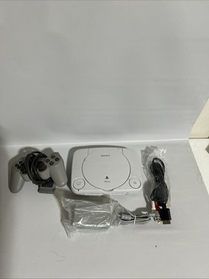 Sony PlayStation PS One Video Game Console Bundle - Serviced, Tested & Working!