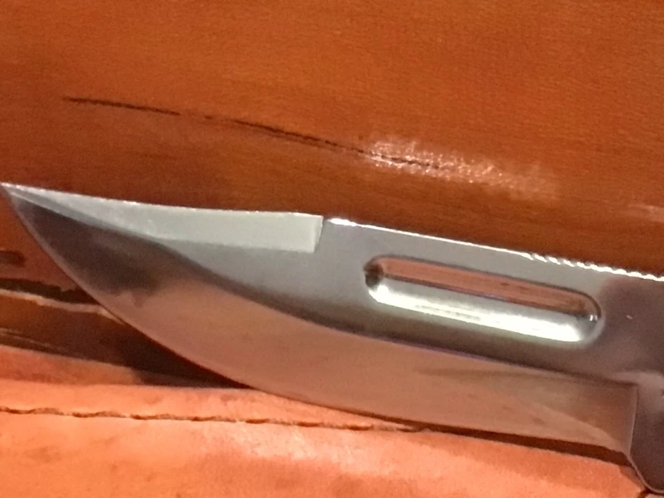 复古 2007 Case XX 678–3 1/2 SSM Slab Hunter 带皮革鞘 — 第 3/4 张图片