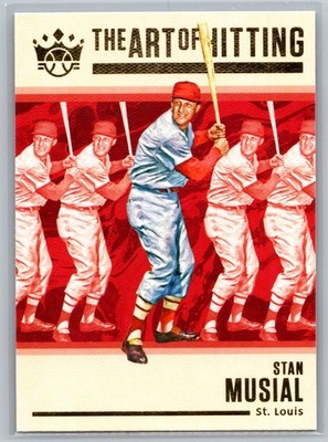 #AOH-4 Stan Musial 2021 Panini Diamond Kings The Art of Hitting Cardinals