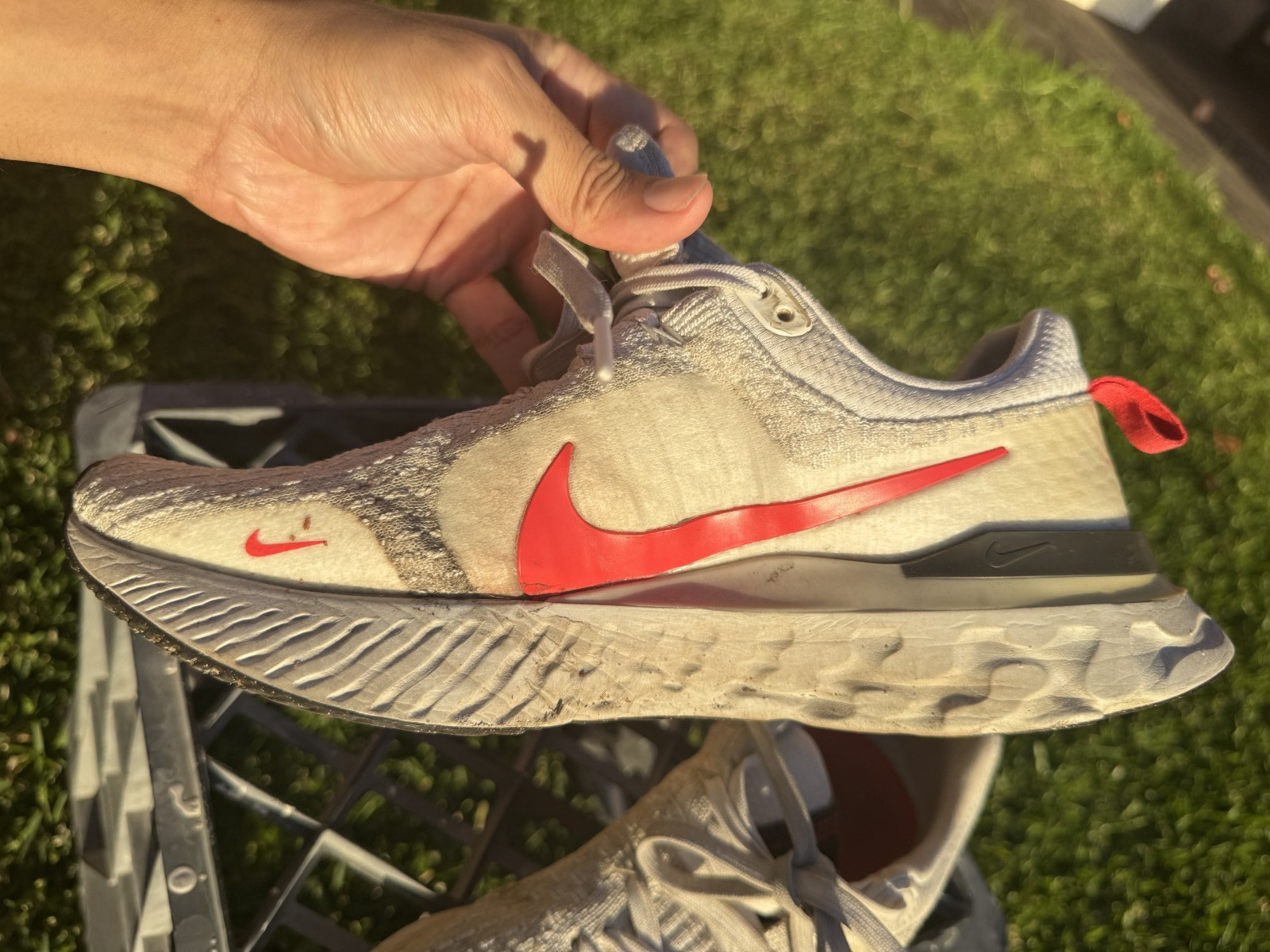 RRP $338 Nike React Infinity 3 Men's Road Running Shoes White - Size 10 image 3
