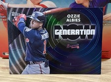 2022 Topps Series 1 Ozzie Albies GN-7 Generation Now Black /299