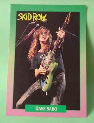1991 Brockum Rock Cards #105 Dave Sabo - Skid Row