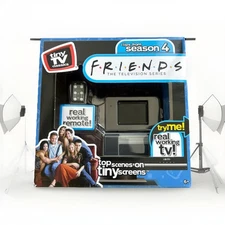 Tiny TV Classics - FRIENDS Season 4- Real Working Mini TV - NEW Sealed