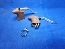 Dia-Compe Vintage Drilled Brake Levers Non-Aero w/Brake Release Stops & Hoods