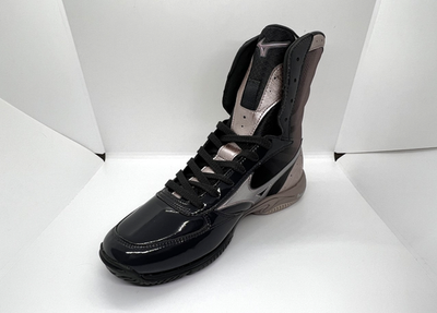 MIZUNO Boxing Shoes Wave Monster US8.5 ( 26.5cm ) Black Silver