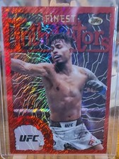 2024 Topps Finest UFC  Intimidators Brandon Royval #INT-30 Red Shimmer Refractor