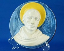 Luca della Robbia Gualdo Tadino Keramikplakette Heiliger Franziskus XX Italien