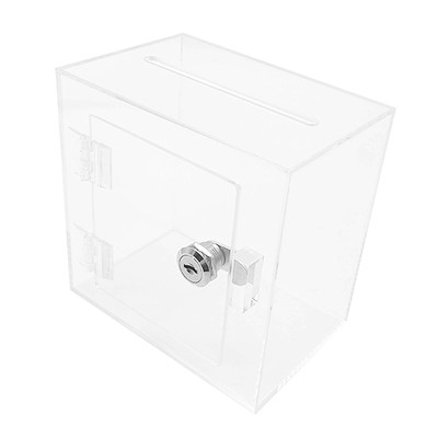 Acryl-Spendenbox, Vorschlagsbox, Briefkasten, Display, transparente Wahlurne