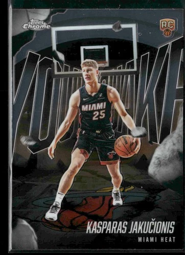 2025 Topps Chrome Kasparas Jakučionis Base (RAW)
