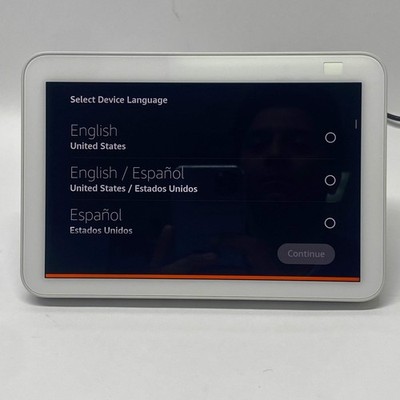 Amazon Echo Show 8 Smart Home Speaker White A8H3N2 No Power Adapter
