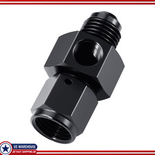 Fuel Pressure Gauge Port Adapter 10an Male Flare To Female An10 Swivel