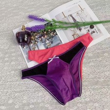 Mens Jacquard Underwear Briefs Low Rise with Bulge Pouch and Soft Fabric