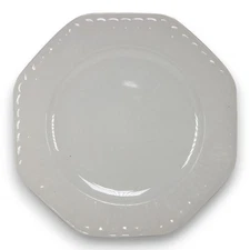 Pontesa Acanthus Alfar Etrusco Embossed Hexagonal Dinner Plate 10 1/4" Spain 