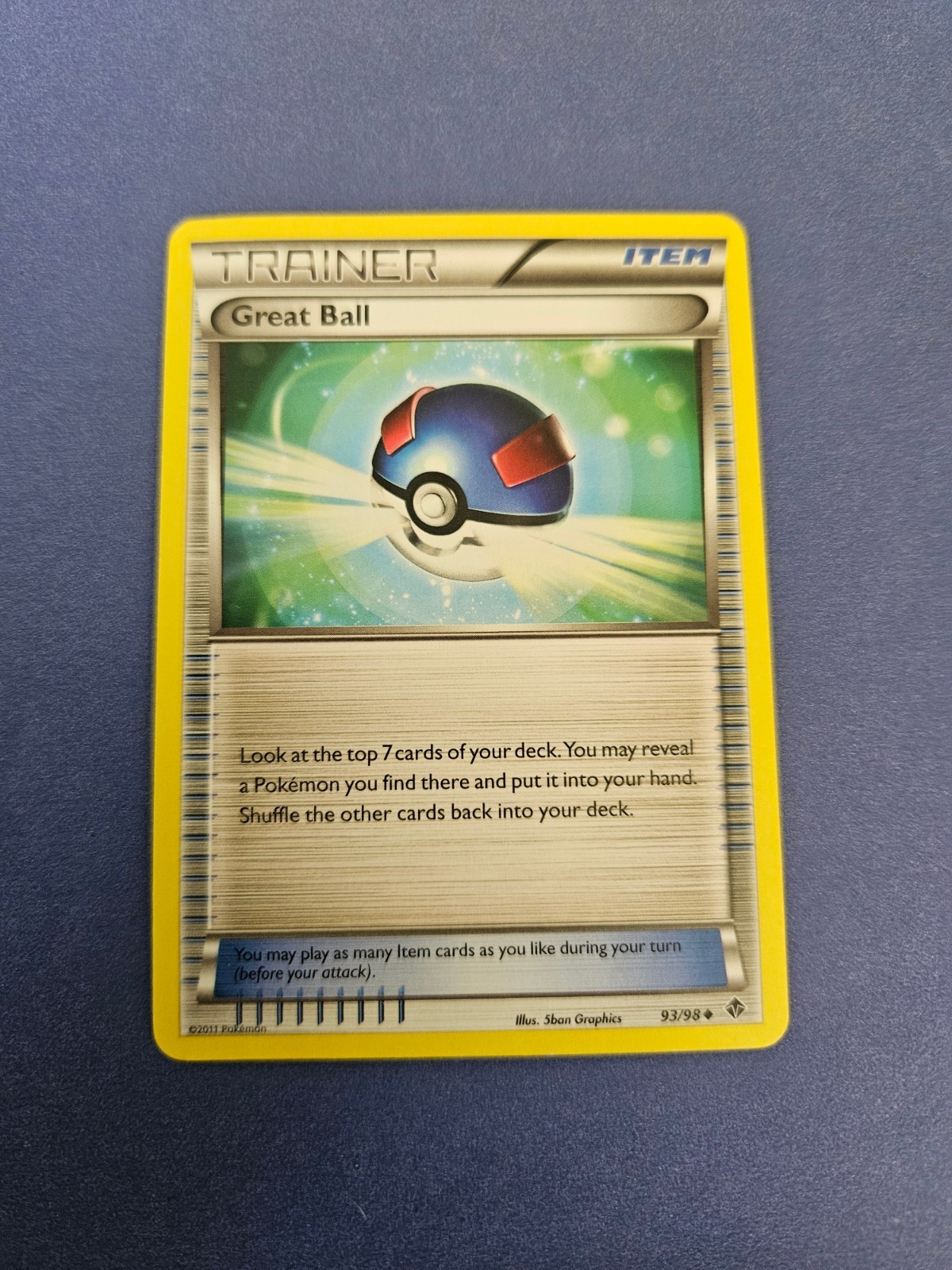 Great Ball 93/98 Emerging Powers Regular - Pokemon Card