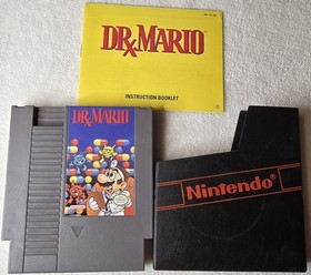 Dr. Mario NES Cartridge Nintendo Entertainment System , Original Box & Manual