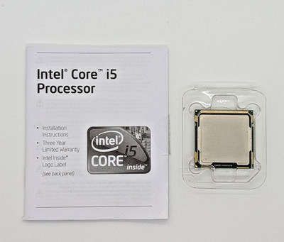 Intel Core i5-760 2,8GHz Quad Core LGA1156 8MB Cache SLBRP mit Anleitung