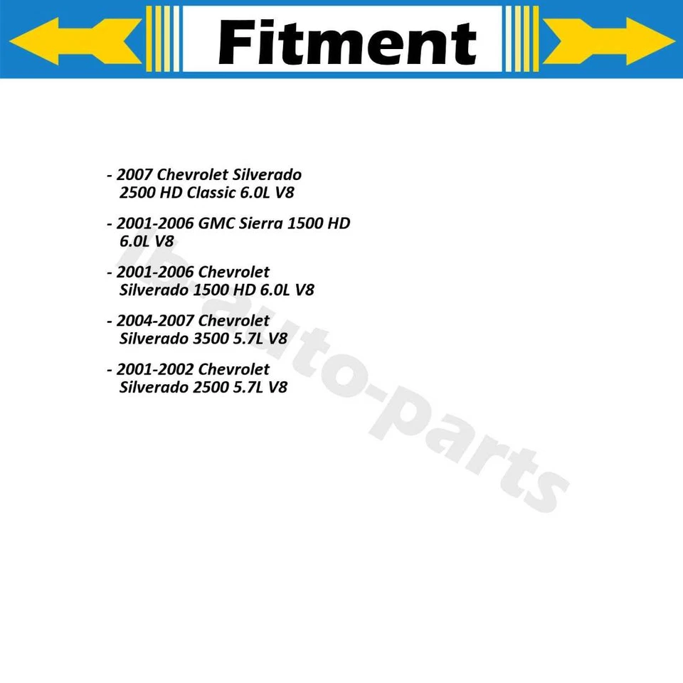 Pinzas de freno delanteras traseras 4x para Chevrolet Avalanche 2500 2002-2006 8,1 L Foto 4 de 4