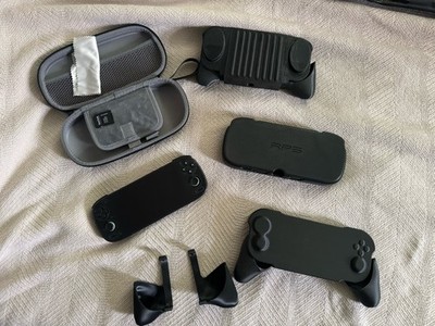 Retroid Pocket 5 Black Handheld Game Console with Accessories & Original Box 