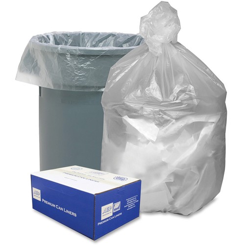 Webster High Density Resin Can Liners - 45 Gal - 48" X 40" - 0.31 Mil [8 - Picture 2 of 4
