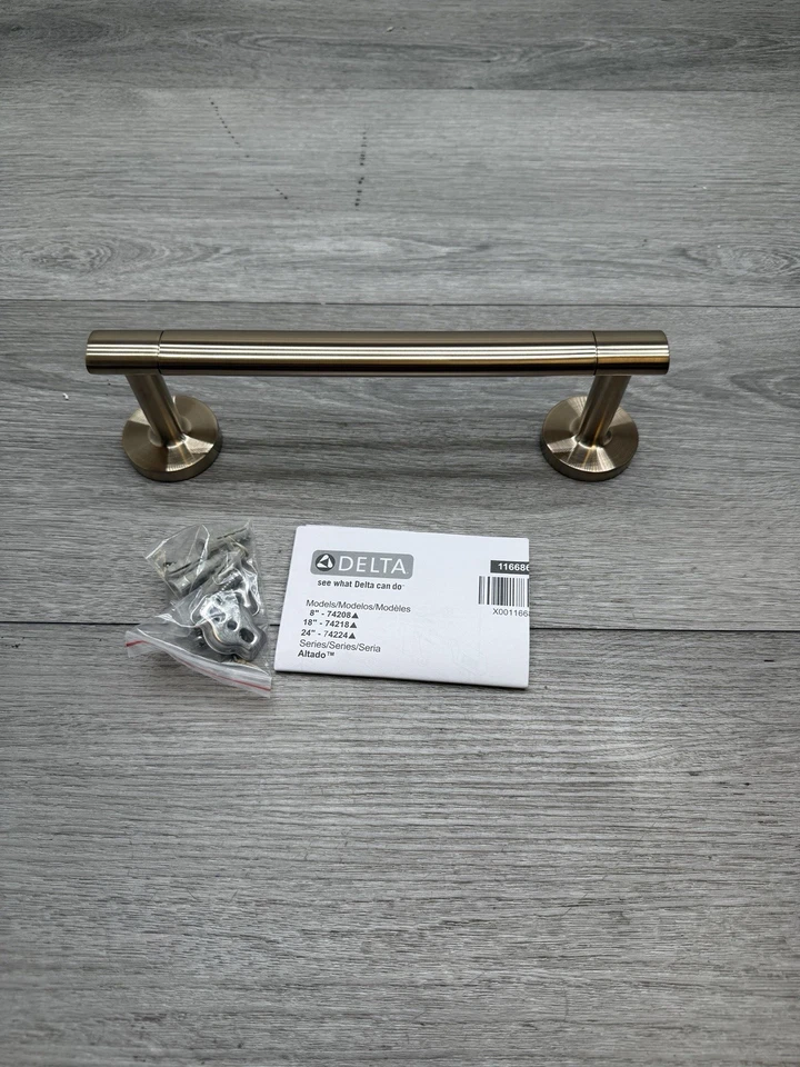 Delta 74208-CZ Altado 8" Toallero Champagne Bronce Foto 2 de 3