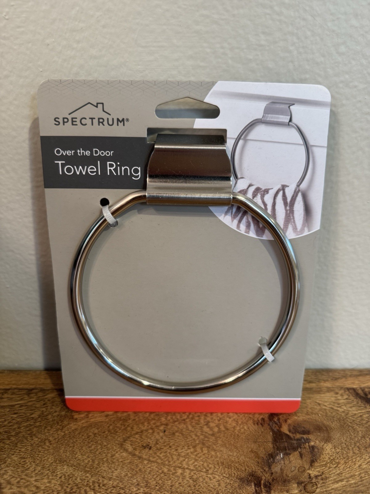 Ring, Over The Cabinet Door, Small, Brushed Nickel