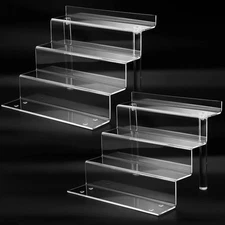 9 Inch Acrylic Shelf for Perfume Organizer in 2 Pack, 4 Tier Funko POP Shelve...