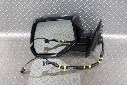 17-18 Escalade Blue Driver Left LH Power Door Mirror Blind Spot Surround View OE