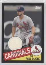 2020 Topps 1985 Baseball Relics Series 2 Black 55/199 Paul DeJong #85TR-PD 1o3